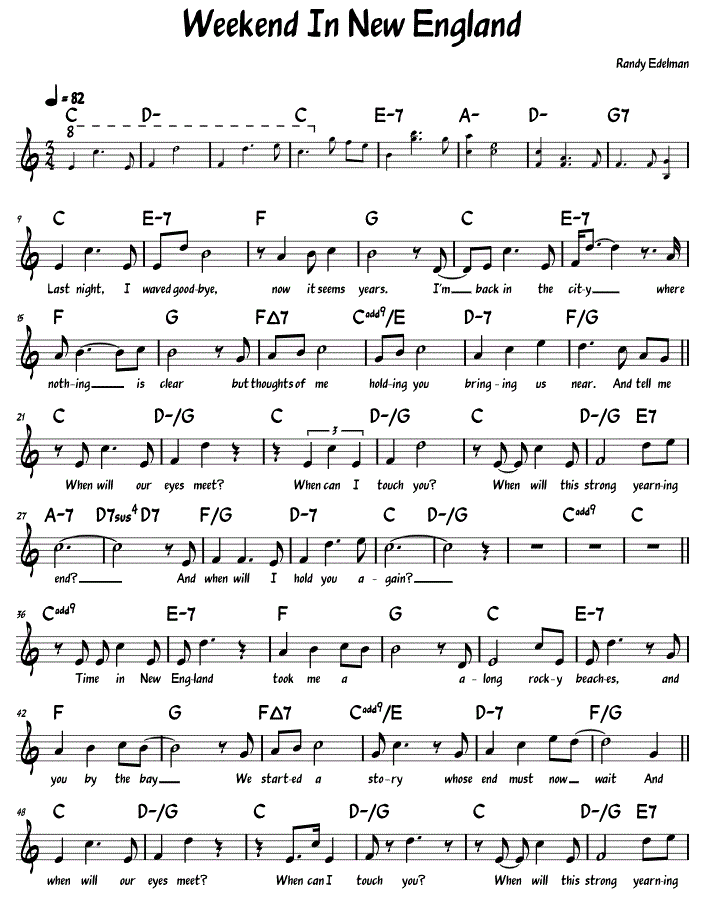 Sheet Music
